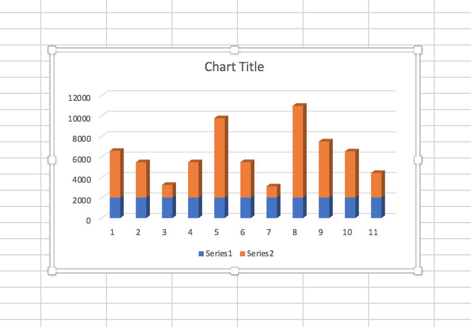 Вставка диаграммы в таблицу Excel